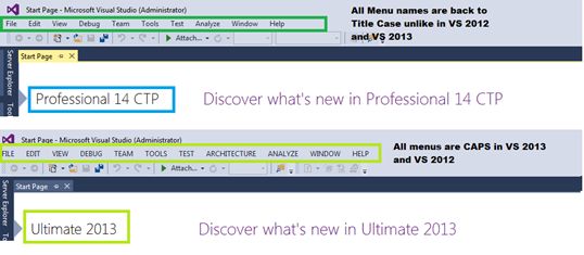 Visual Studio 2014 CTP2